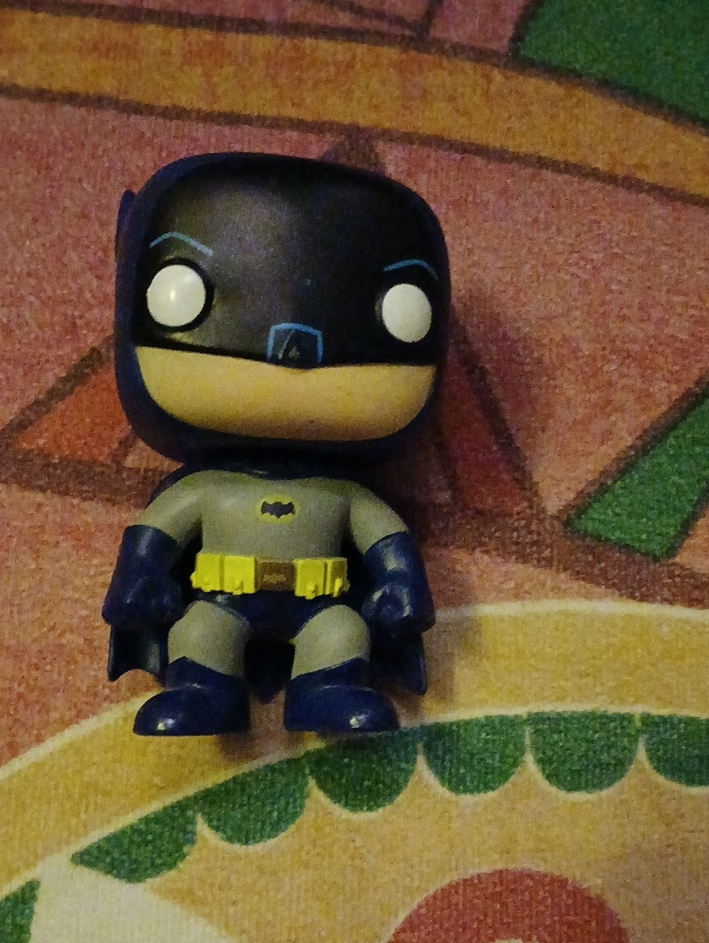 Funko Batman Collectible Vinyl Figure - Black, Gray & Blue with Yellow Belt